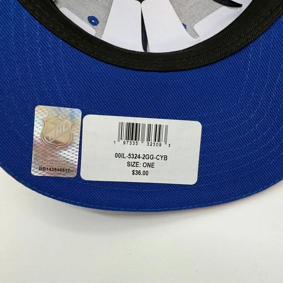 New York Islanders NHL Fanatics Authentic Pro Royal Blue Snapback Hat Cap - Picture 6 of 7